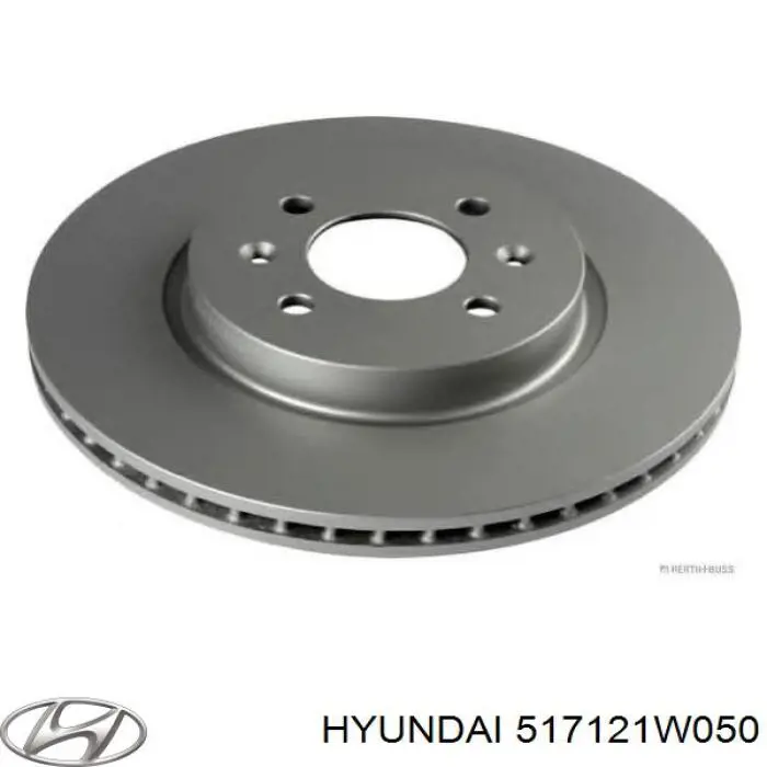 517121W050 Hyundai/Kia freno de disco delantero