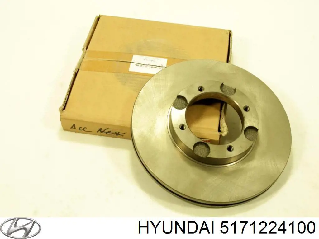 Freno de disco delantero Hyundai Accent 1