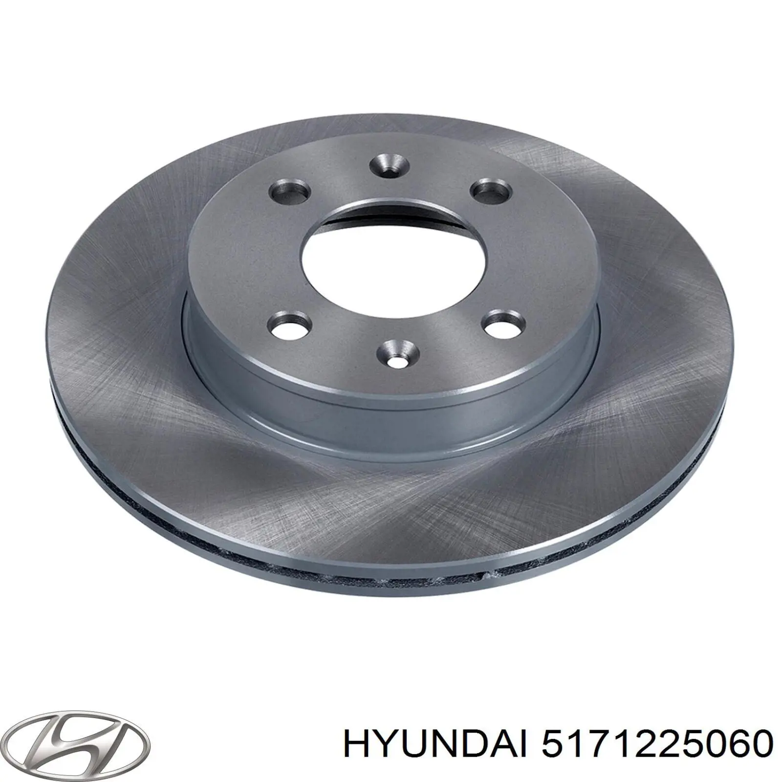 5171225060 Hyundai/Kia disco de freno delantero