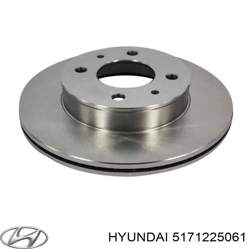 5171225061 HYUNDAI KIA Disco De Freno Delantero
