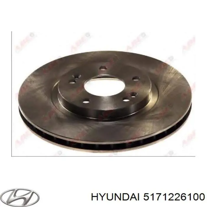 Frenos delanteros Hyundai/Kia 5171226100 precio, desde 59,08 EUR