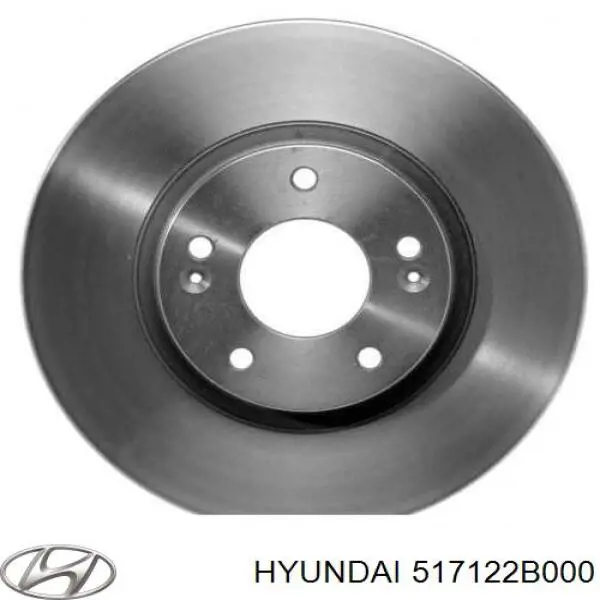 517122B000 Hyundai/Kia freno de disco delantero