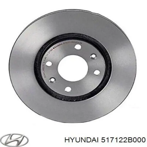 Comprar 517122B000 Hyundai/Kia Freno de disco delantero