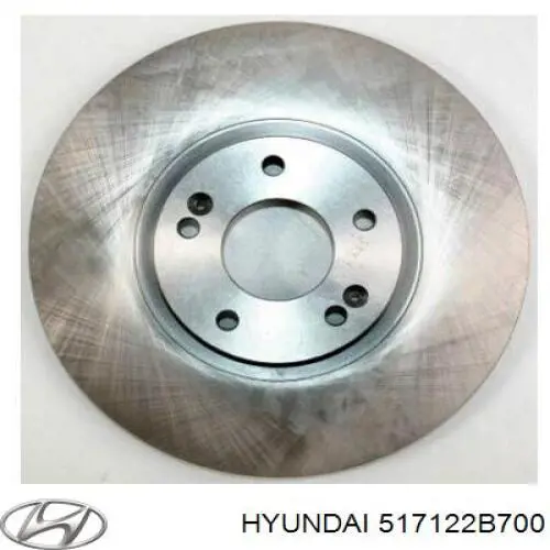 Comprar 517122B700 Hyundai/Kia Freno de disco delantero