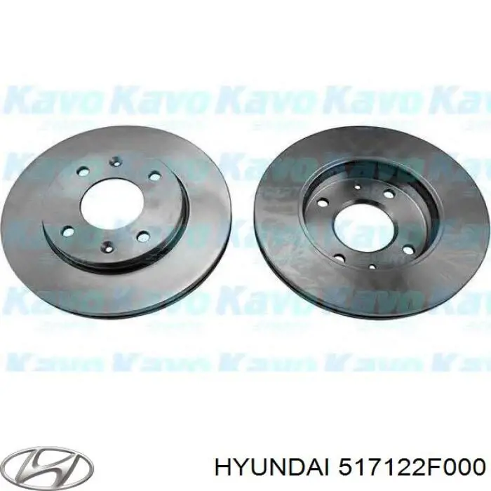 Comprar 517122F000 Hyundai/Kia Freno de disco delantero