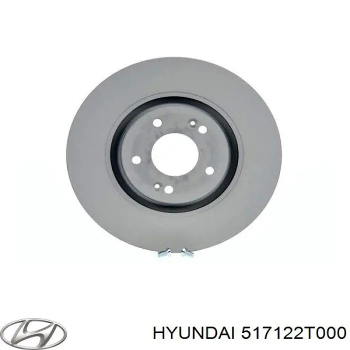 Disco de freno 517122T000 Hyundai/Kia