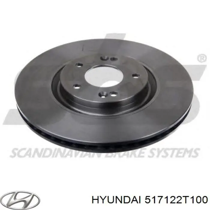 Comprar 517122T100 Hyundai/Kia Freno de disco delantero