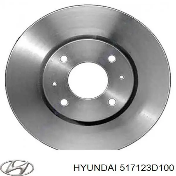 Comprar 517123D100 Hyundai/Kia Freno de disco delantero