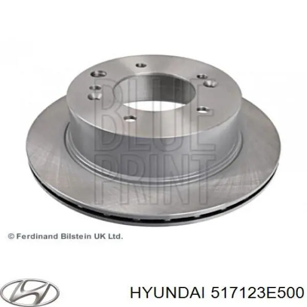 Disco de freno 517123E500 Hyundai/Kia