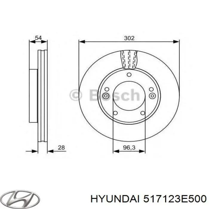 Frenos delanteros Hyundai/Kia 517123E500 precio, desde 57,70 EUR
