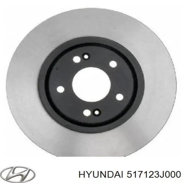 517123J000 Hyundai/Kia freno de disco delantero