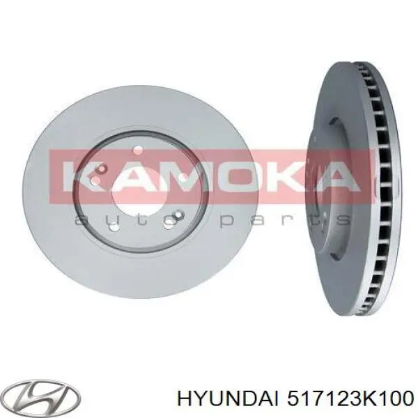 Disco de freno 517123K100 Hyundai/Kia