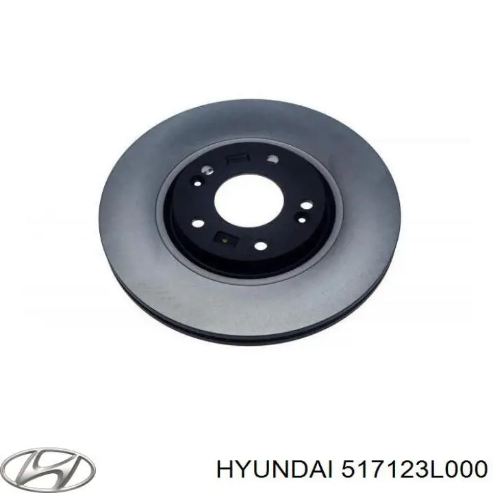 517123L000 Hyundai/Kia disco de freno delantero