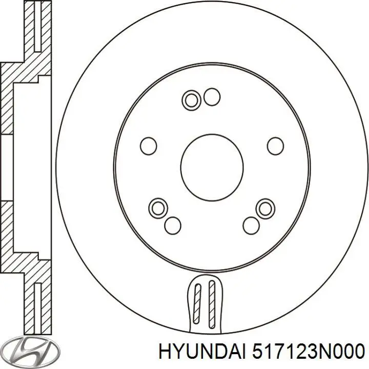 Frenos delanteros Hyundai/Kia 517123N000 precio, desde 90,04 EUR