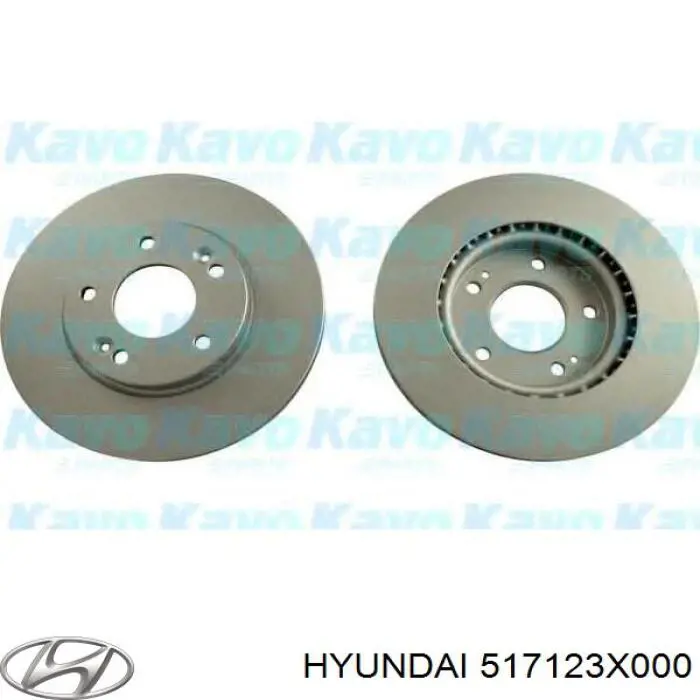 Disco de freno 517123X000 Hyundai/Kia