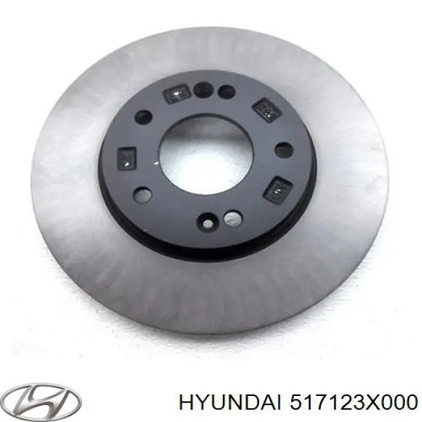 517123X000 Hyundai/Kia disco de freno delantero