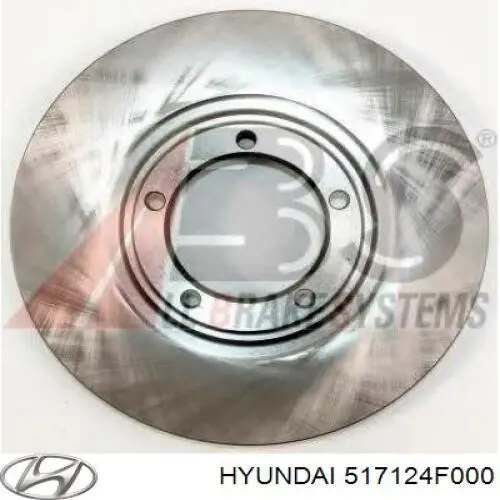 517124F000 Hyundai/Kia Discos