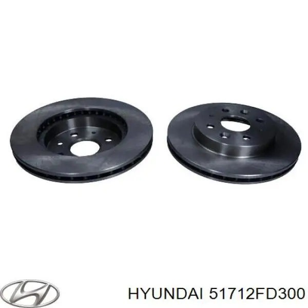 Disco de freno 51712FD300 Hyundai/Kia