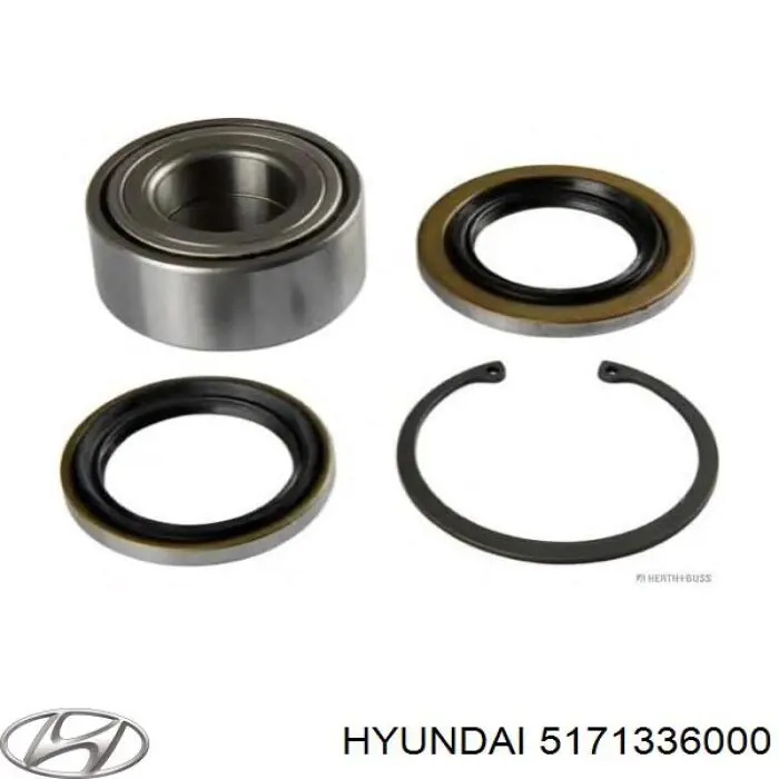 5171336000 Hyundai/Kia anillo retén, cubo de rueda delantero inferior