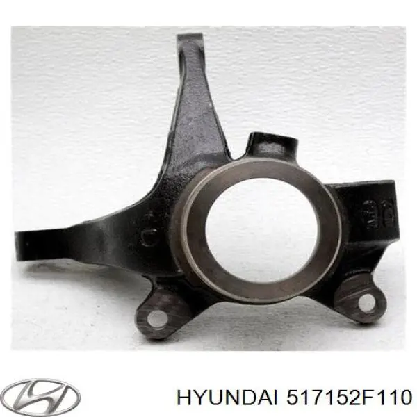 517152F110 Hyundai/Kia muñón del eje, suspensión de rueda, delantero izquierdo