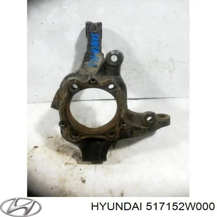 Muñón del eje, suspensión de rueda, delantero izquierdo para Hyundai Santa Fe (DM)