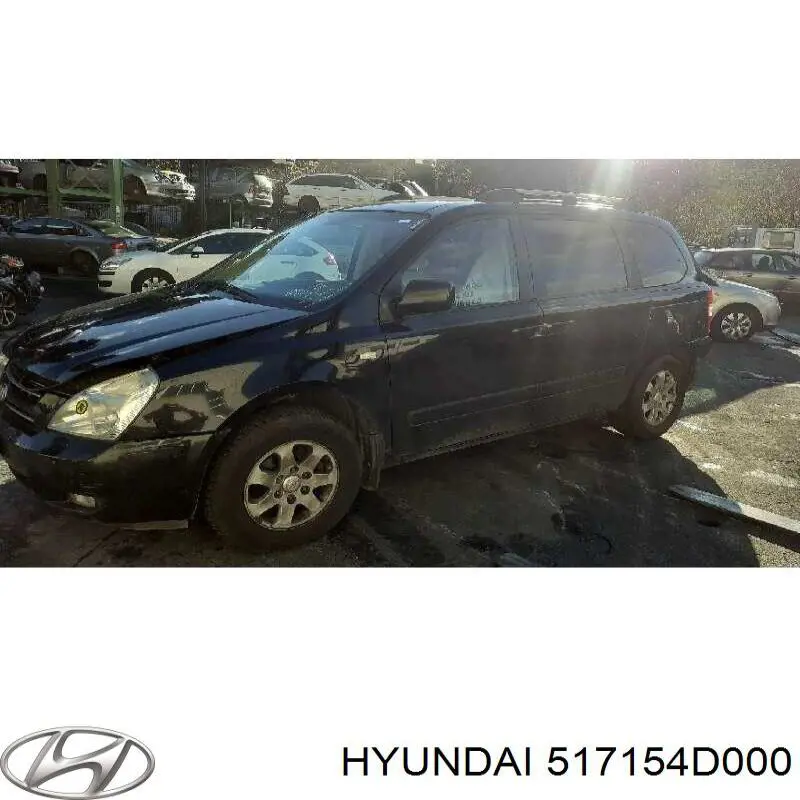 517154D000 Hyundai/Kia muñón del eje, suspensión de rueda, delantero izquierdo