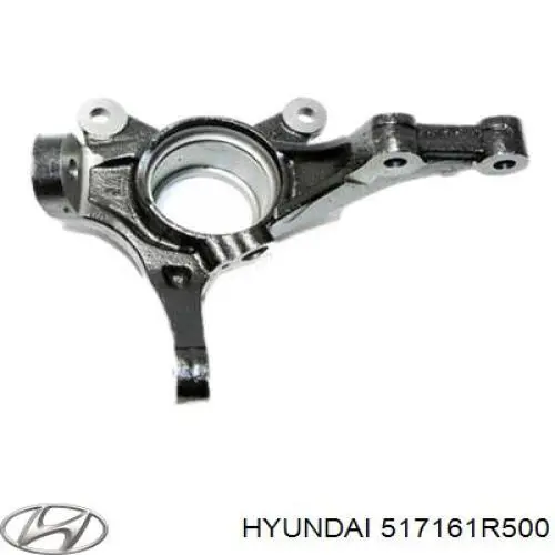 517161R500 Hyundai/Kia muñón del eje, suspensión de rueda, delantero derecho