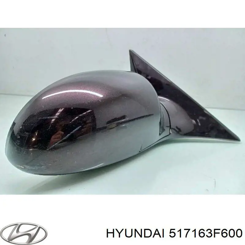 517163F600 Hyundai/Kia muñón del eje, suspensión de rueda, delantero derecho