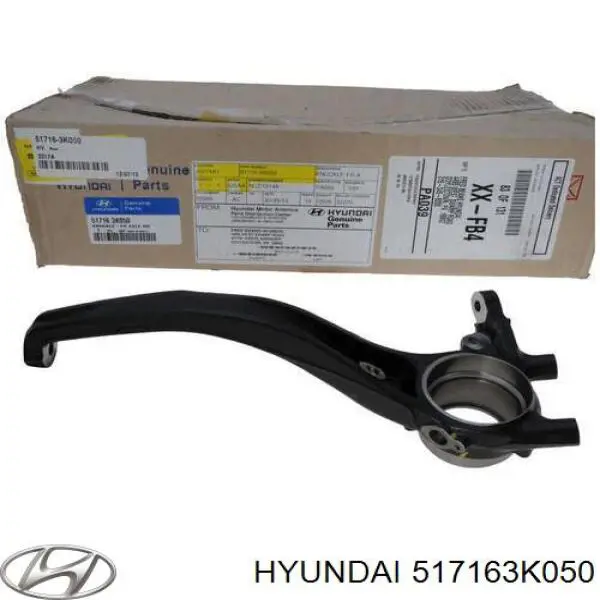 517163K050 Hyundai/Kia muñón del eje, suspensión de rueda, delantero derecho