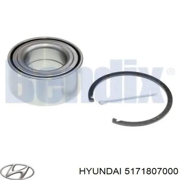 Anillo de retención del cojinete de la rueda delantera Hyundai/Kia 5171807000 precio, desde 12,73 EUR