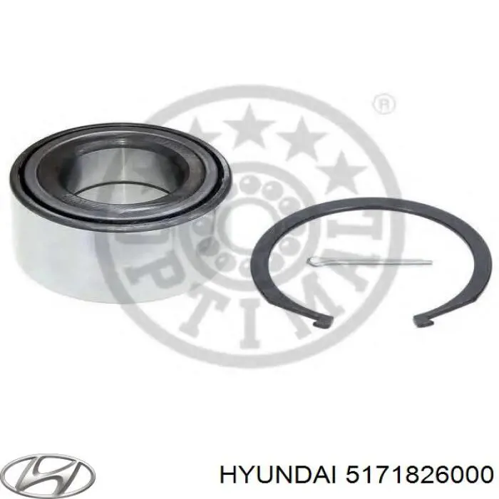 Anillo de retención de cojinete de rueda para Hyundai Sonata (YF)
