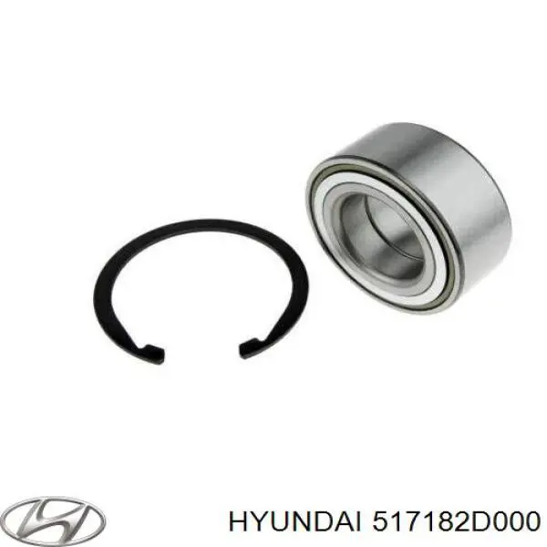 517182D000 Hyundai/Kia cojinete de rueda delantero