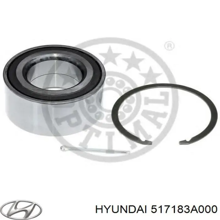517183A000 Hyundai/Kia cojinete de rueda delantero