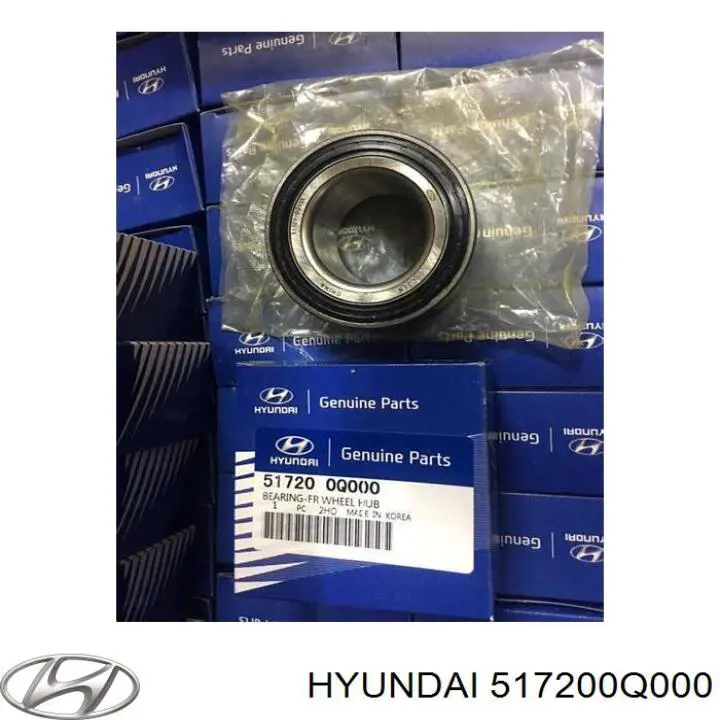 517200Q000 Hyundai/Kia cojinete de rueda delantero