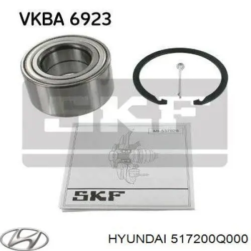 Cojinete de rueda delantero Hyundai/Kia 517200Q000 precio, desde 23,84 EUR