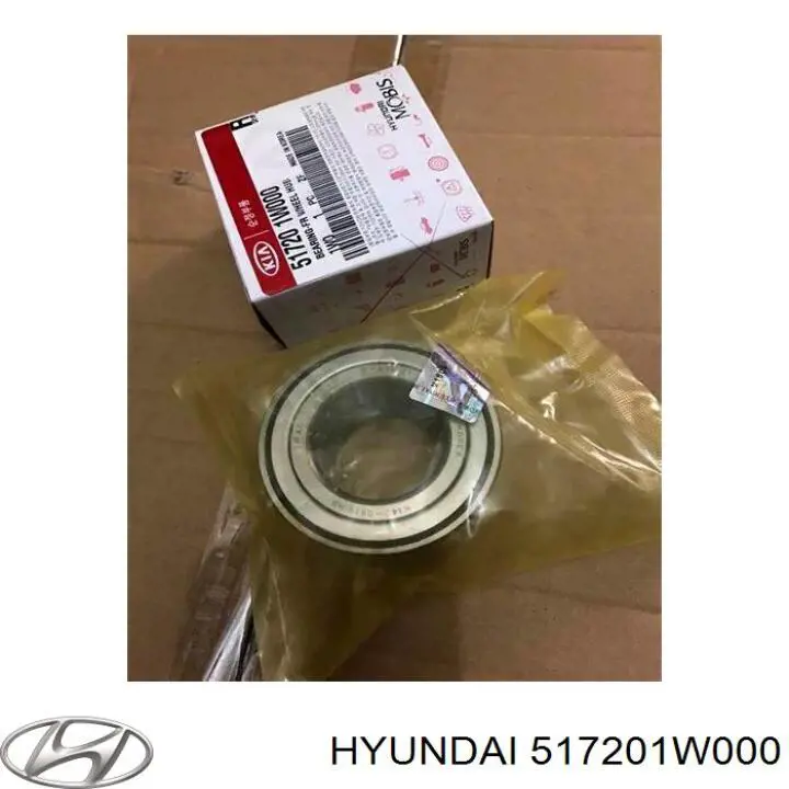 517201W000 Hyundai/Kia cojinete de rueda delantero