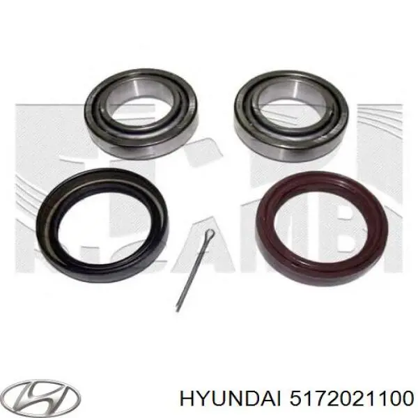 5172021100 Hyundai/Kia cojinete de rueda delantero