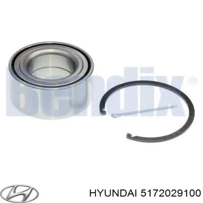 5172029100 Hyundai/Kia cojinete de rueda delantero