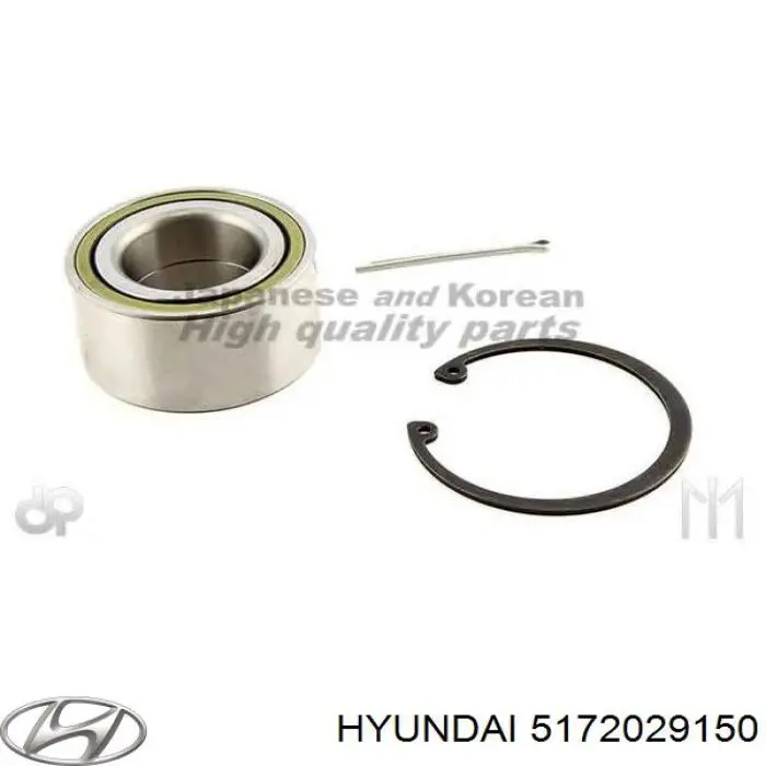 5172029150 Hyundai/Kia cojinete de rueda delantero