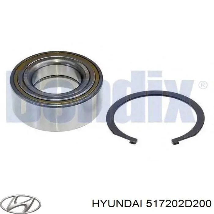 Comprar 517202D200 Hyundai/Kia Cojinete de rueda delantero