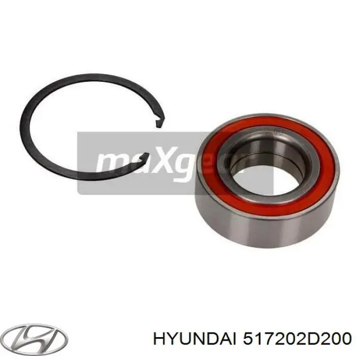 Cojinete de rueda delantero 517202D200 Hyundai/Kia