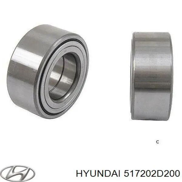 517202D200 Hyundai/Kia Rodamientos de rueda delantero