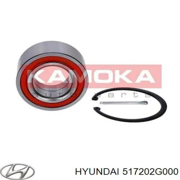 Rodamiento de rueda delantero Hyundai/Kia 517202G000