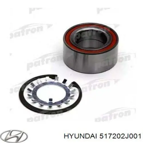 Cojinete de rueda delantero 517202J001 Hyundai/Kia