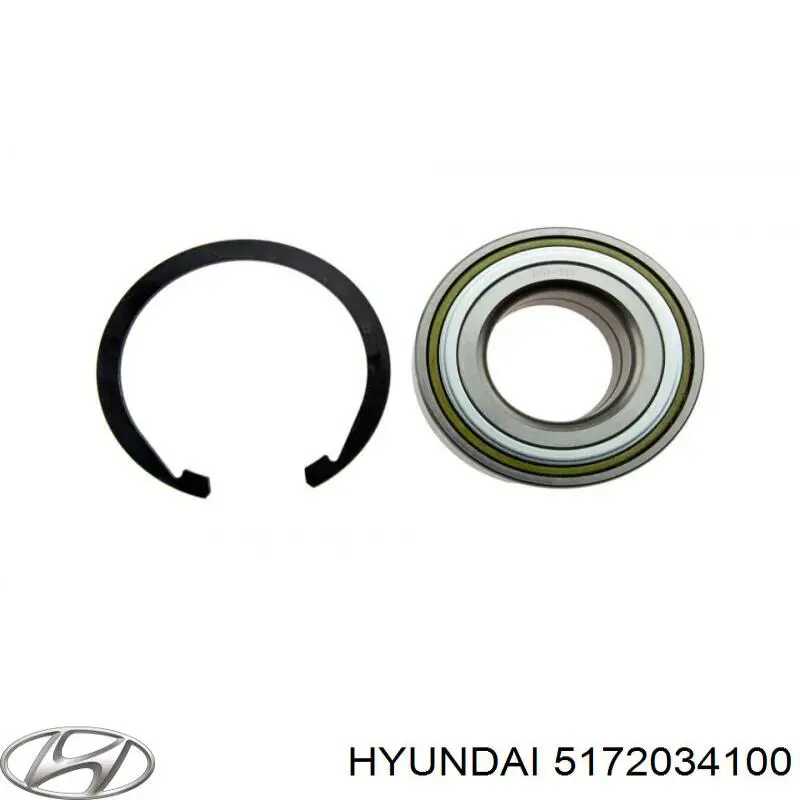 Cojinete de rueda delantero 5172034100 Hyundai/Kia