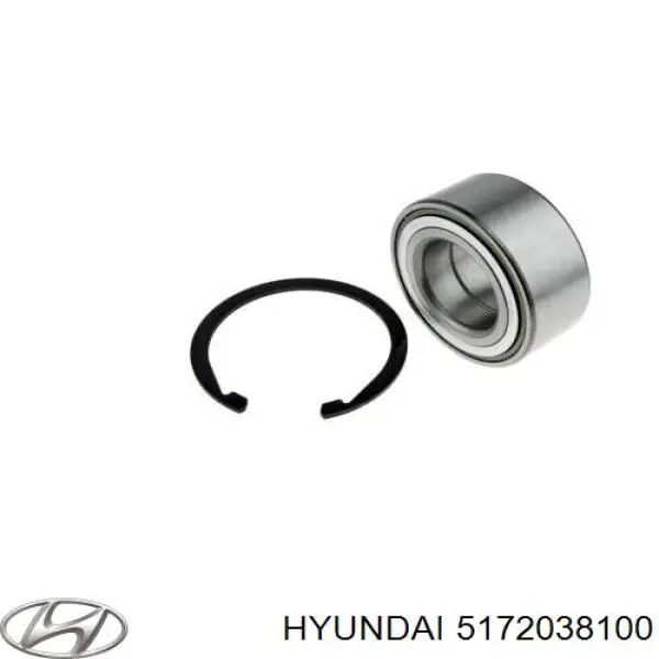 5172038100 Hyundai/Kia cojinete de rueda delantero