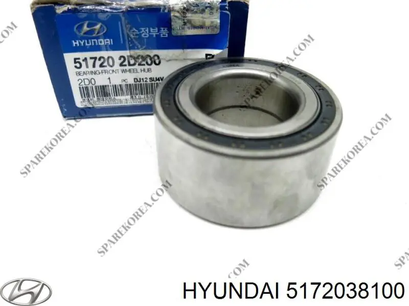 Cojinete de rueda delantero 5172038100 Hyundai/Kia