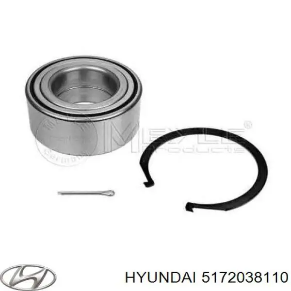 5172038110 Hyundai/Kia cojinete de rueda delantero