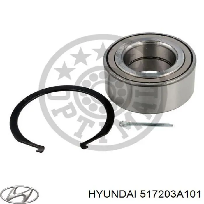 Cojinete de rueda delantero 517203A101 Hyundai/Kia