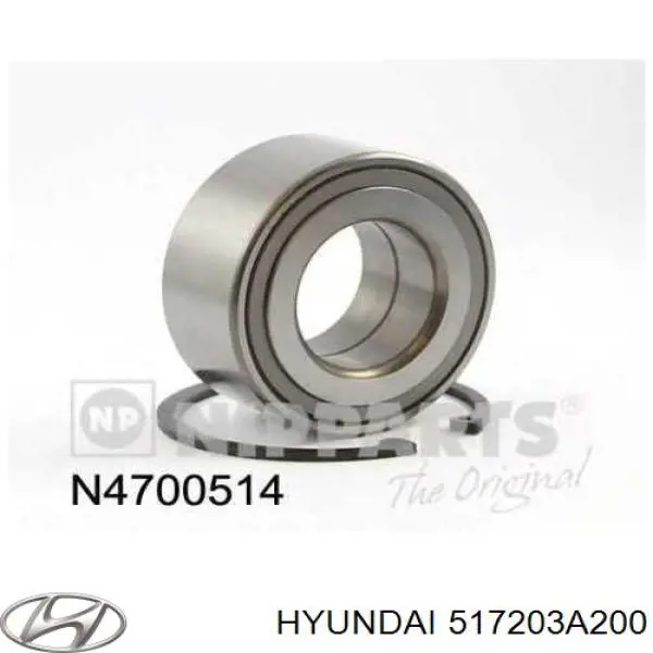 Comprar 517203A200 Hyundai/Kia Cojinete de rueda delantero